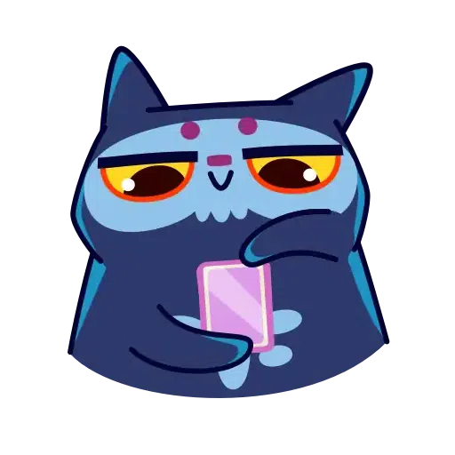 Skull Cat - Sticker 11
