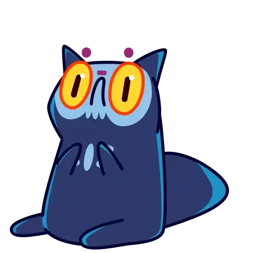 Skull Cat - Sticker 9