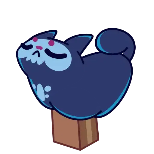 Skull Cat - Sticker 12