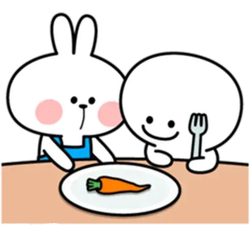 Spoiled rabbit 10 - Sticker 10