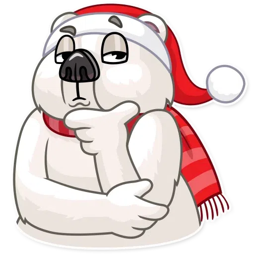 Ted The Frosty Bear - Sticker 29