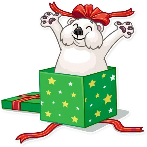 Ted The Frosty Bear - Sticker 15