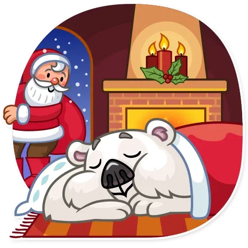 Ted The Frosty Bear - Sticker 14