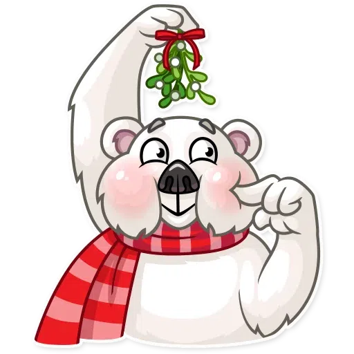 Ted The Frosty Bear - Sticker 23