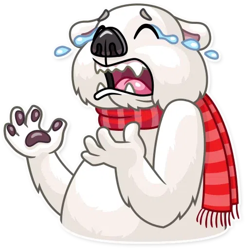 Ted The Frosty Bear - Sticker 21