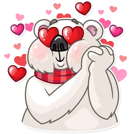 Ted The Frosty Bear - Sticker 10