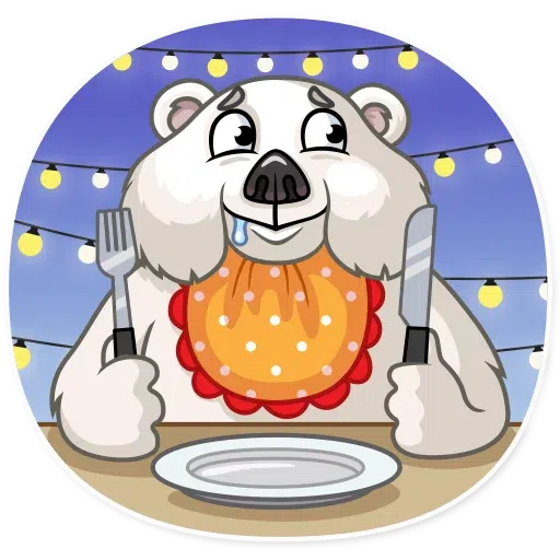 Ted The Frosty Bear - Sticker 19