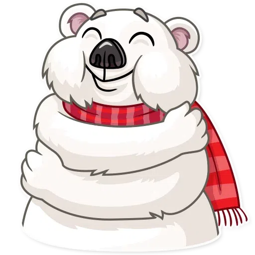 Ted The Frosty Bear - Sticker 13