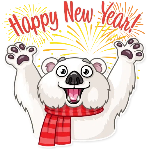 Ted The Frosty Bear - Sticker 9