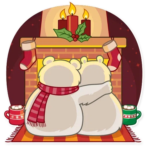 Ted The Frosty Bear - Sticker 12