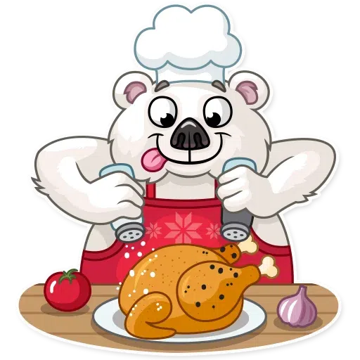 Ted The Frosty Bear - Sticker 16