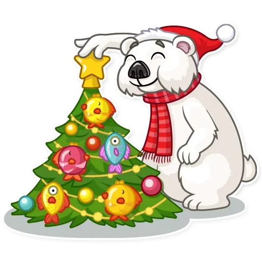 Ted The Frosty Bear - Sticker 11
