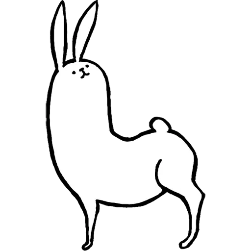 Rabbit with beautiful legs - Sticker 20