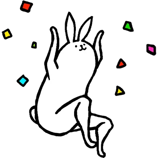 Rabbit with beautiful legs - Sticker 28