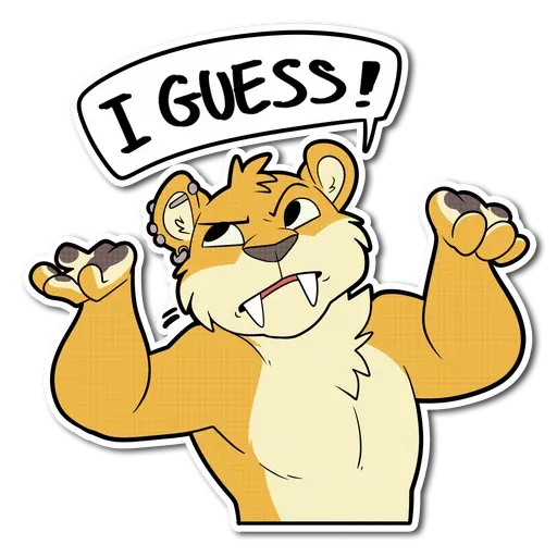 Sabertooth furry - Sticker 23