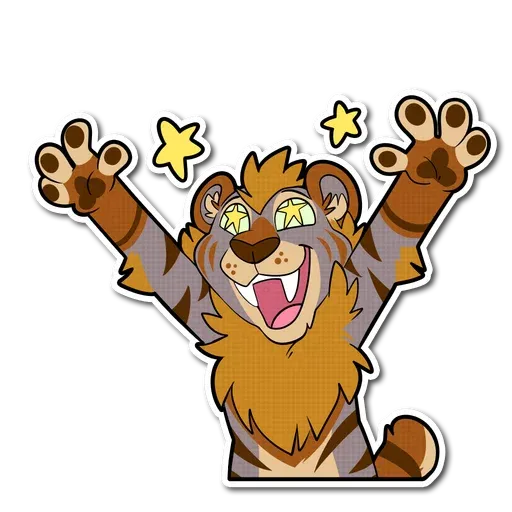 Sabertooth furry - Sticker 19