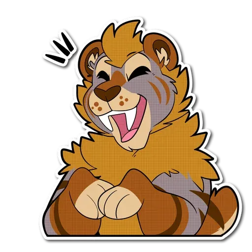 Sabertooth furry - Sticker 21