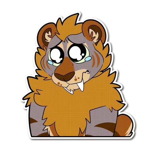 Sabertooth furry - Sticker 20
