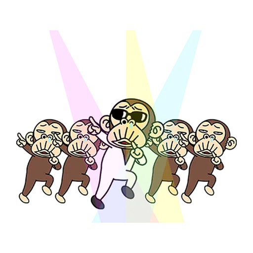 瘋狂的猴子  - Sticker 23