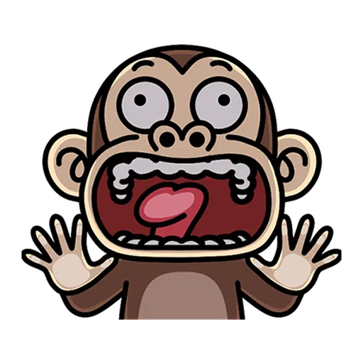 瘋狂的猴子  - Sticker 22