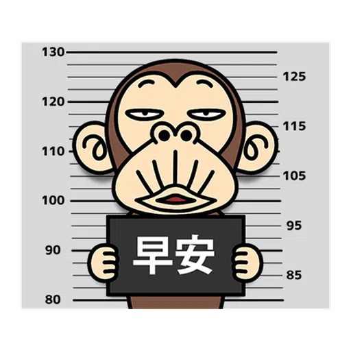瘋狂的猴子  - Sticker 15