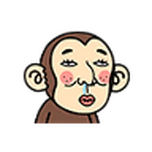 瘋狂的猴子  - Sticker