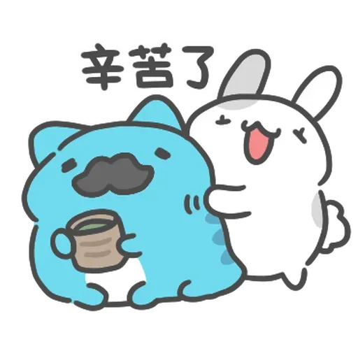 咖波與兔兔 - Sticker 18