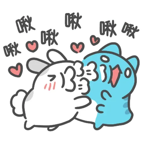 咖波與兔兔 - Sticker 30