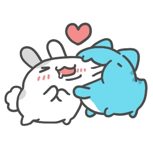 咖波與兔兔 - Sticker 10