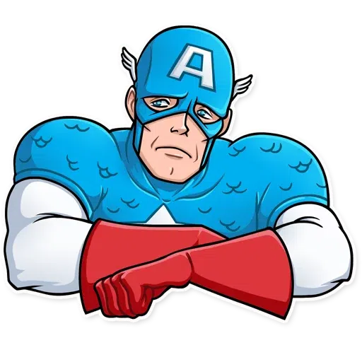 Capitán América - Sticker 25