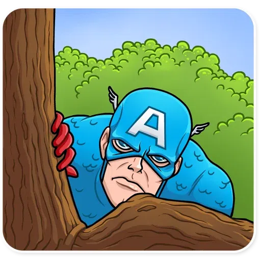 Capitán América - Sticker 24