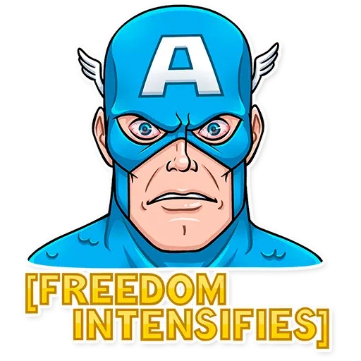 Capitán América - Sticker 20