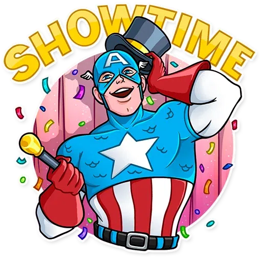 Capitán América - Sticker 9