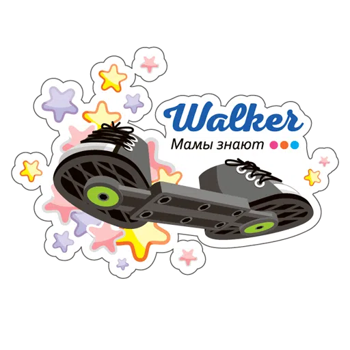 Walker - braces - Sticker 14