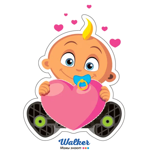 Walker - braces - Sticker 11