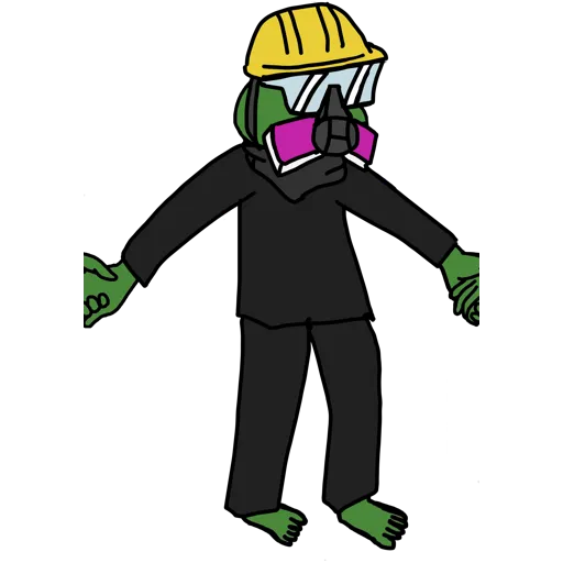 Pepe人鏈 - Sticker 20