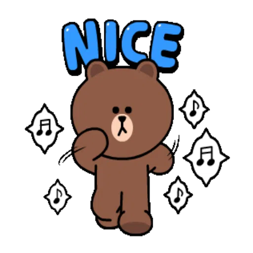 Brown And Friends  - Sticker 15