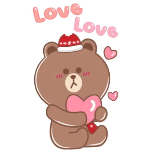 BROWN & FRIENDS   HappY NeW YeaR (聖誕, 新年) (1) - Sticker 15