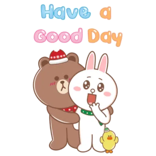 BROWN & FRIENDS   HappY NeW YeaR (聖誕, 新年) (1) - Sticker 10