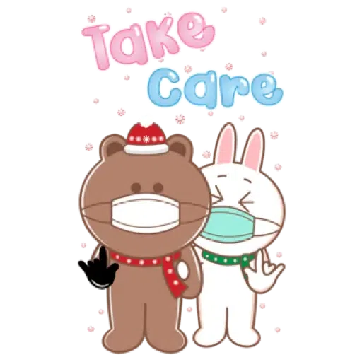 BROWN & FRIENDS   HappY NeW YeaR (聖誕, 新年) (1) - Sticker 12