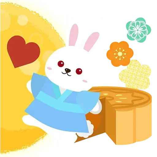 Mid autumn rabbit - Sticker 15