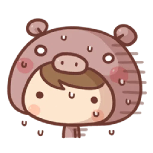 香菇妹&小豬先生 - Sticker 19
