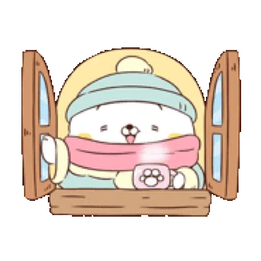 Friends cat WINTER 2021 (貓咪朋友, 聖誕) - Sticker 17