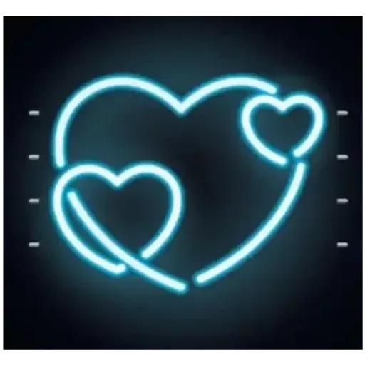 bleu hearts - Sticker 14