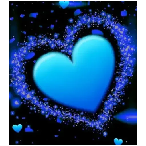 bleu hearts - Sticker 18