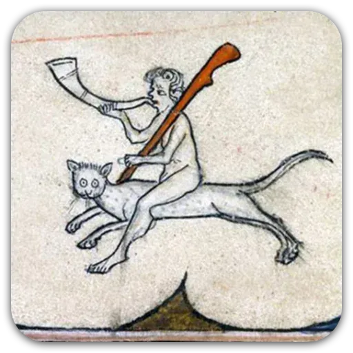 Medieval Cats - Sticker 12