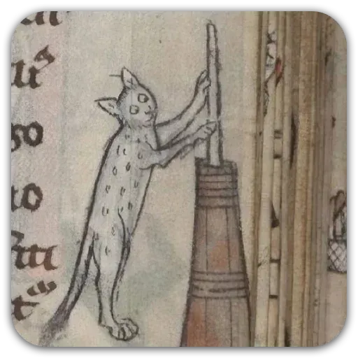 Medieval Cats - Sticker 16