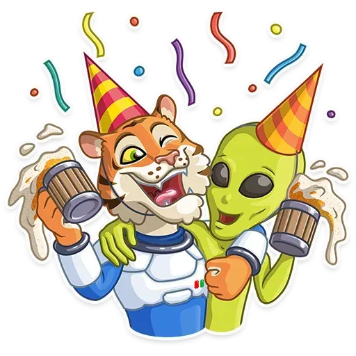 Cosmic Tiger - Sticker 18