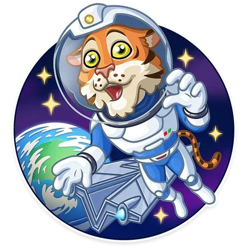 Cosmic Tiger - Sticker 14
