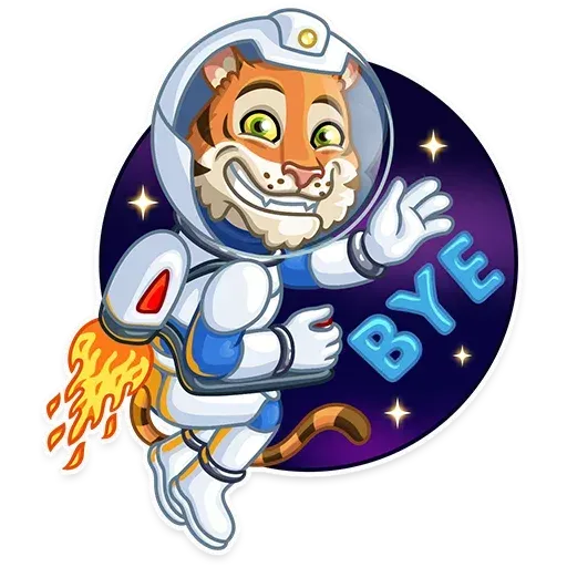 Cosmic Tiger - Sticker 25